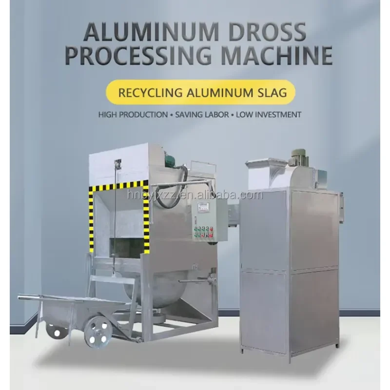 Crusher High Quality Aluminum Hot Dross Processing Machine Aluminum Ash Separation and Recycling Machine