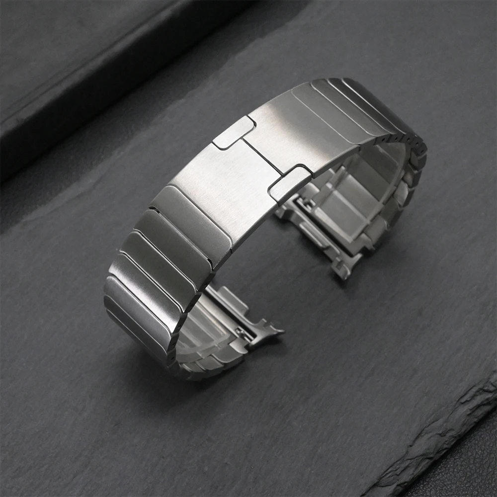 Edelstahl-Armband ohne Lücken für Samsung Galaxy Watch 8 40 mm 44 mm, 8 klassisches Luxus-Herrenarmband für Galaxy Ultra 47 mm Metallarmband