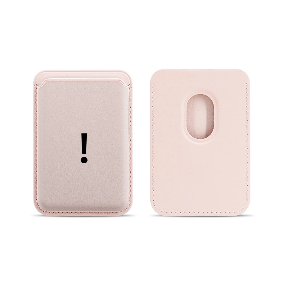 Ausrufezeichen-Leder-Kartenetui Telefonkartenhalter für Magnetische Hülle Geeignet für alle iPhone Magsafe Karten-Handyrückseiten-Taschen – Detail 16