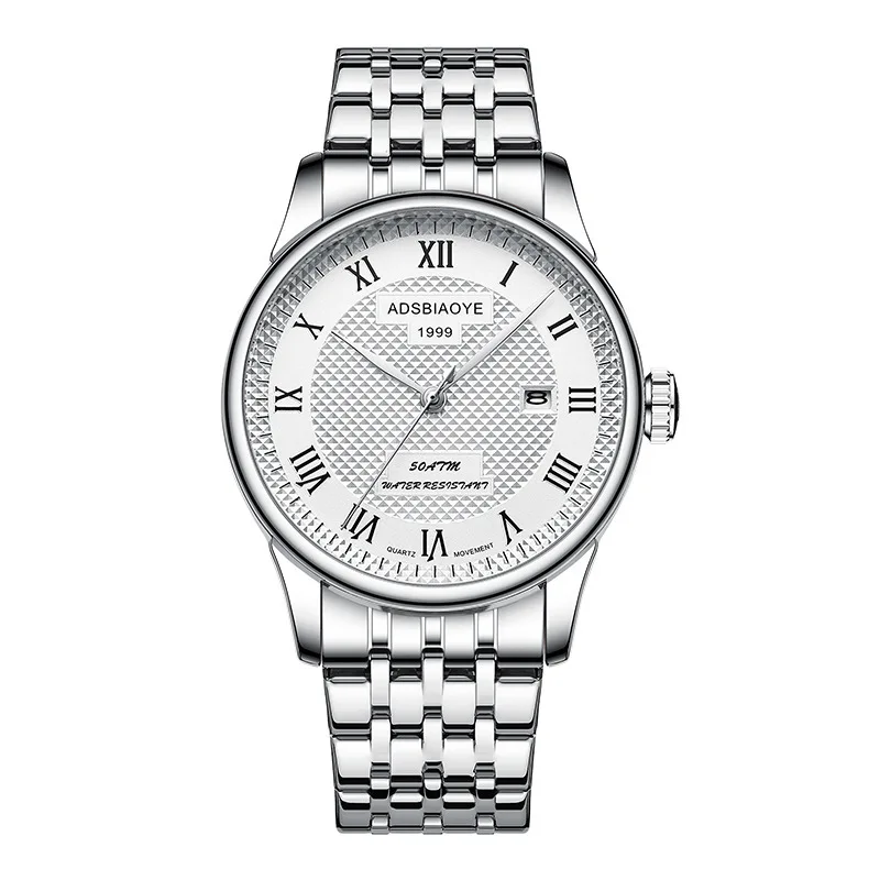 

UTHAI CQ405 Модные мужские часы, деловой календарь, водонепроницаемые кварцевые часы, легкие роскошные часы в подарок, часы для мужчин