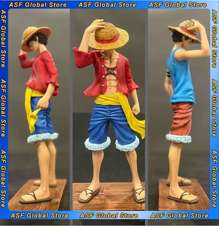 

23 см Новая ONE PIECE аниме-фигурка Обезьяна Д. Луффи периферийные устройства из ПВХ модель сцена статуя украшение для рабочего стола подарки на день рождения игрушки