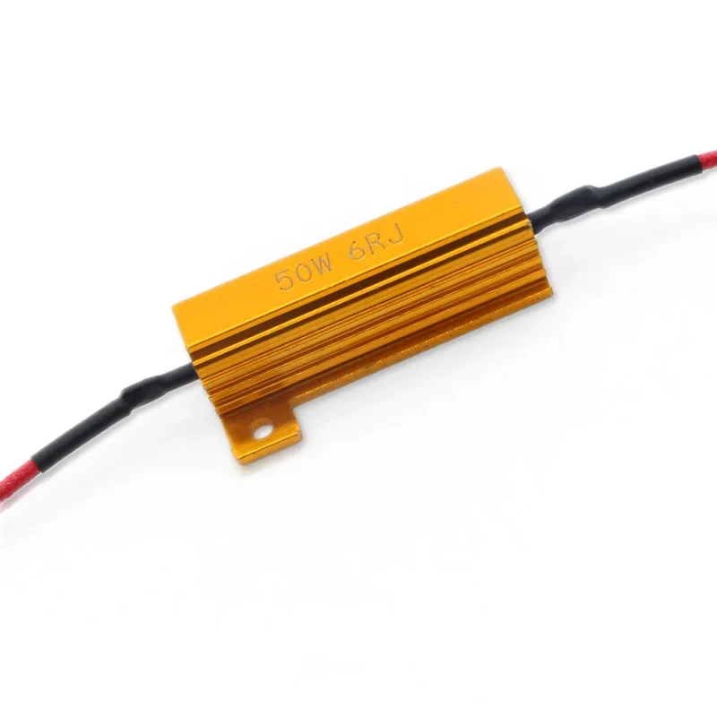 2X 50W LED Bulb  Brake Turn Signal Light Fog Lamp Load Resistor Fix Error Fast Flash 7443 W21W 7440 P21/5W 1157 P21W 1156 PY21W