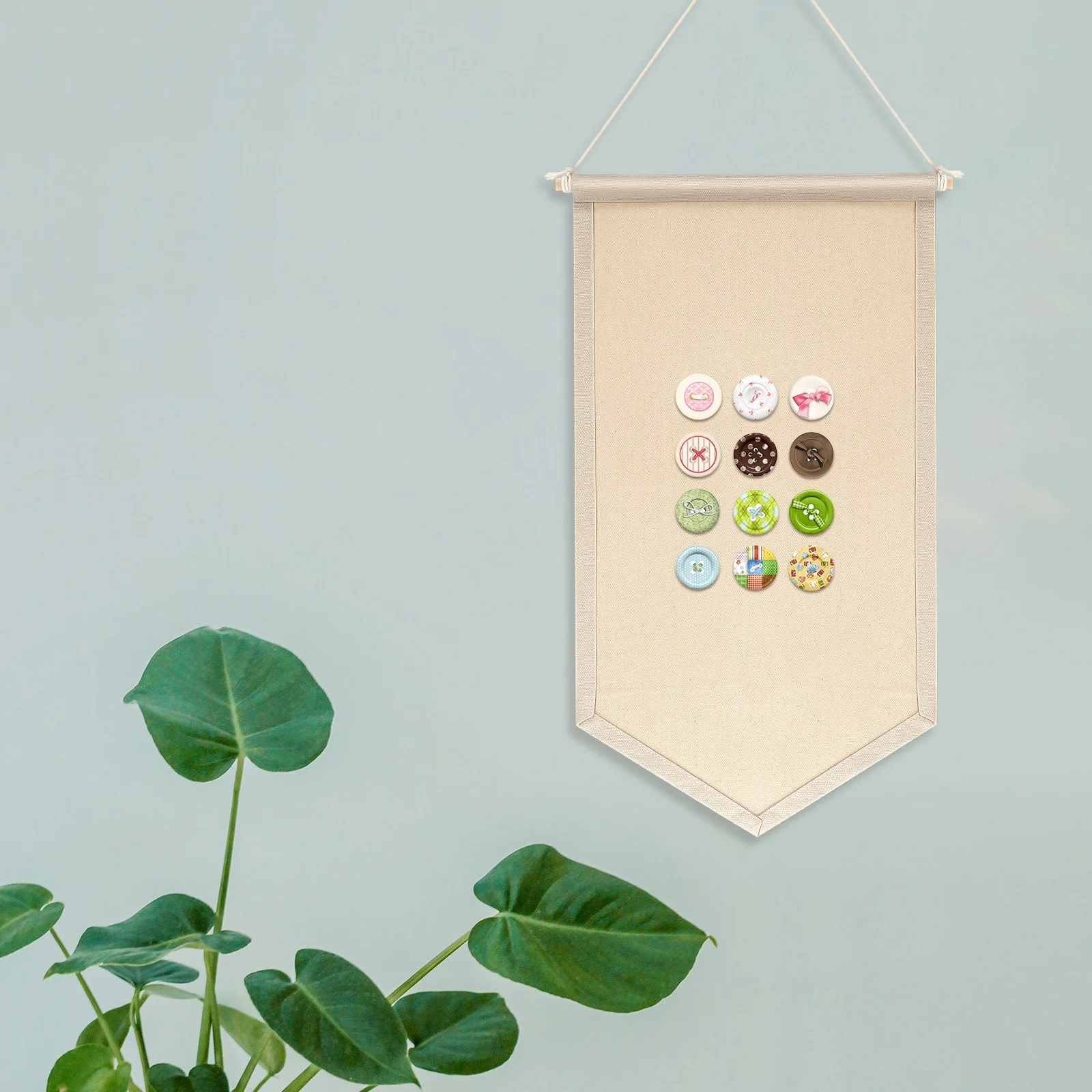 

Wall Hanging Pin Holder Canvas Banner For Enamel Pins Brooches Badges Storage Organizer Pin Display Board Wall Mount Jewelry