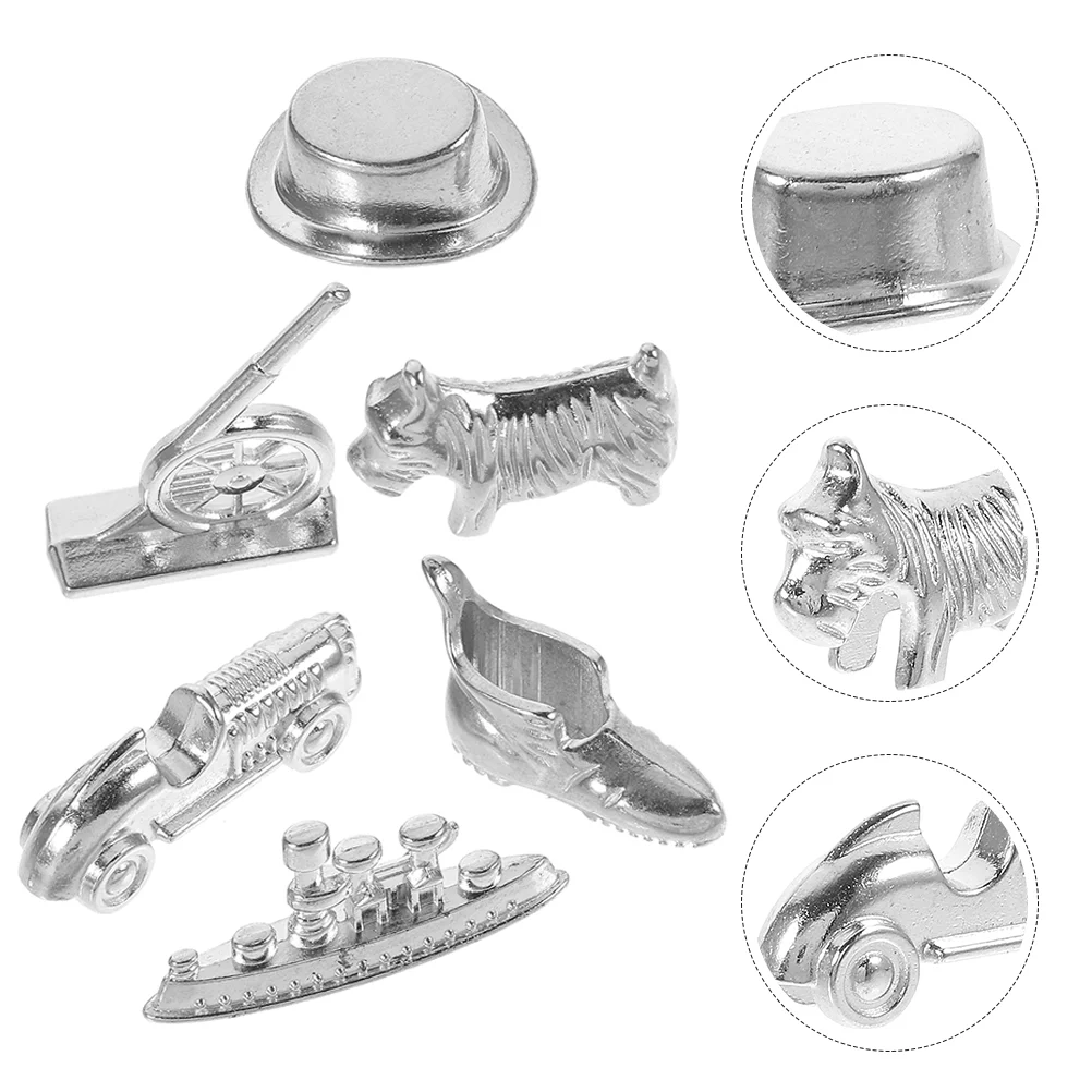 Board Game Pieces Replacement Metal Game Pieces Board Game Accessories