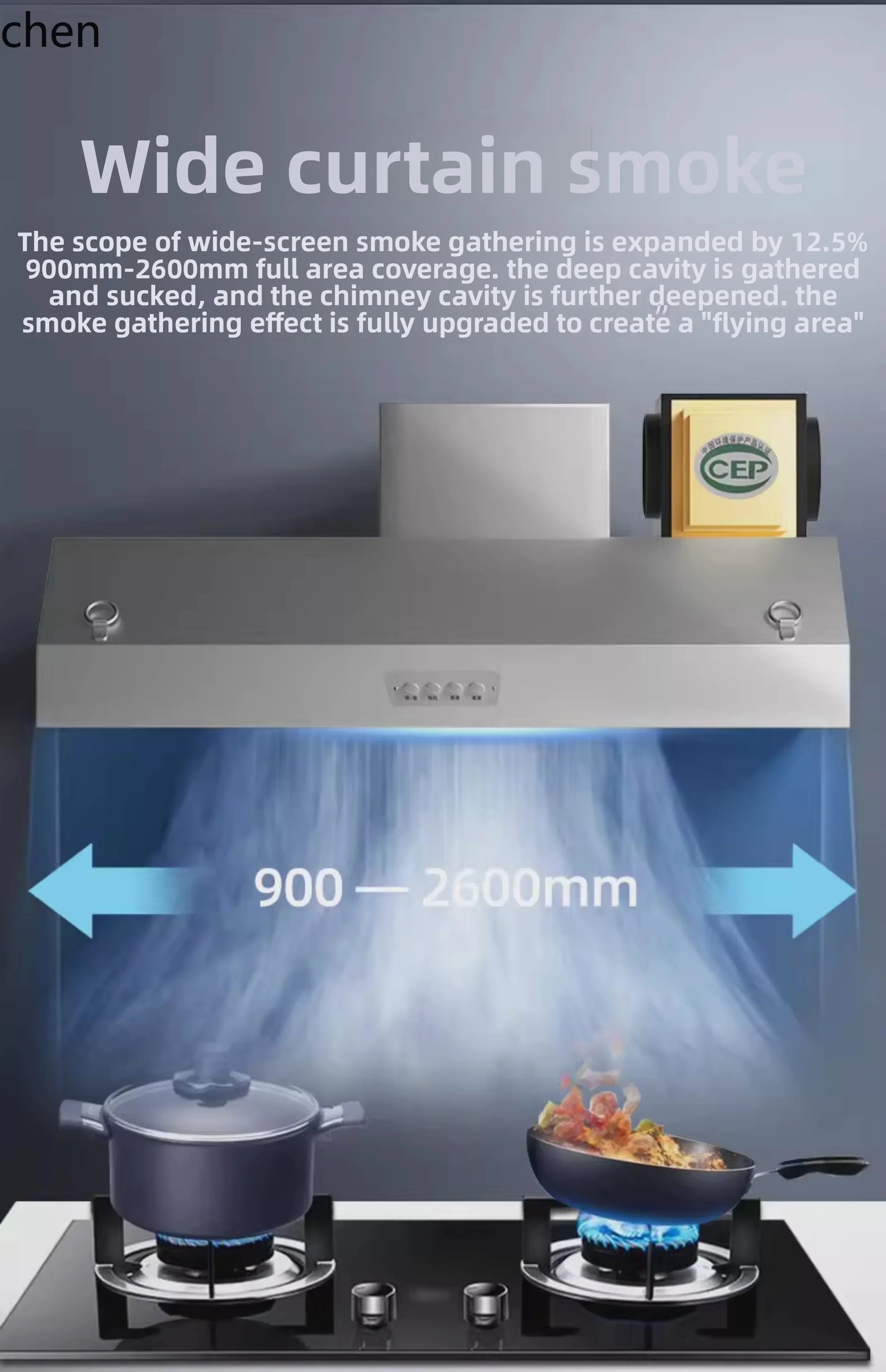 LXC range hood hotel rural soil stove small large suction rate kitchen purification integrated range hood