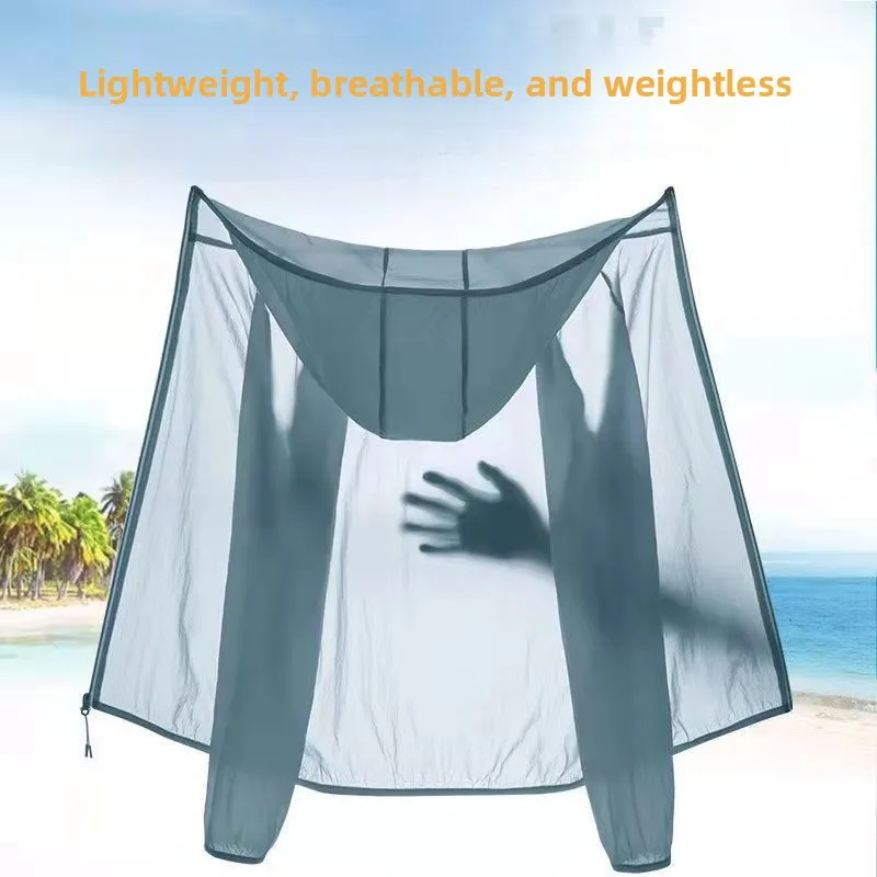 

Летняя мужская толстовка из ледяного шелка свободного кроя, легкая, дышащая, с защитой от солнца, тонкая, с длинными рукавами, для прохладного ощущения