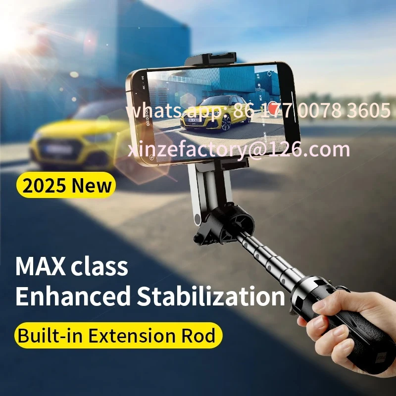 

Customizable Handheld Selfie Stick Tripod Stand Foldable Phone Holder With Bluetooth Remote Portable Keychain