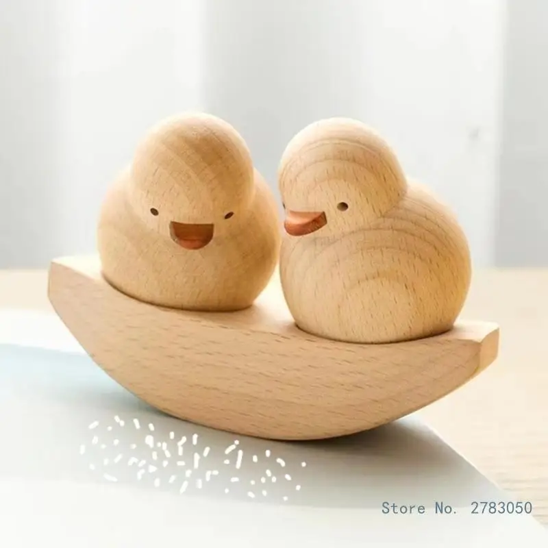 Mini Duck Figurine Couple Decorations Office Desktops Duck Friendship Birthday Valentines Day Modern Memorial Day