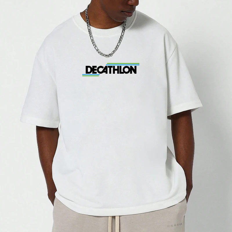 

T-shirts for Men Personalized Summer Tops D-DECATHLONS Streetwear Y2k Men's Clothing Oversize T-shirt New in Tops & Tees