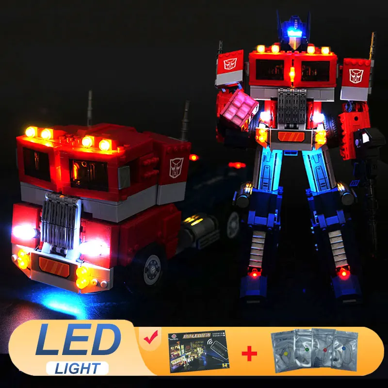 LED Light Kit For LEGO 10302 Optimus Prime compatible 10203 DIY Toys Gift (Not Include Building Blocks Bricks Kits Sets Model)