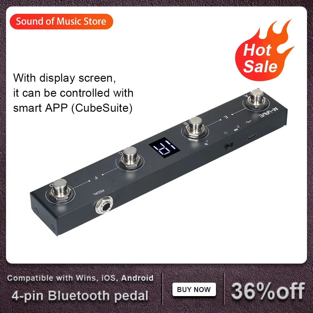 Pedal Controlador Midi M-Vave Chocolate Plus - - Loja de
