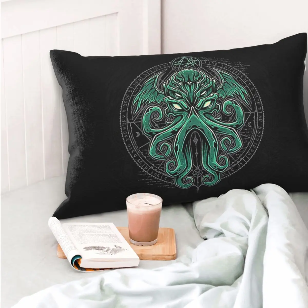 Lovecraft Great Cthulhu Rectangle Pillowcase Cushion Cover Decor Bedroom Bed Home Comfort Throw Pillow