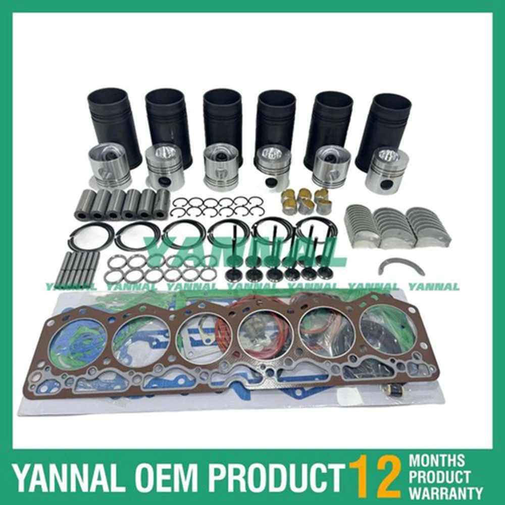 

For Komatsu 6D105 Overhaul Rebuild Kit Komatsu PC200LC-2 excavator