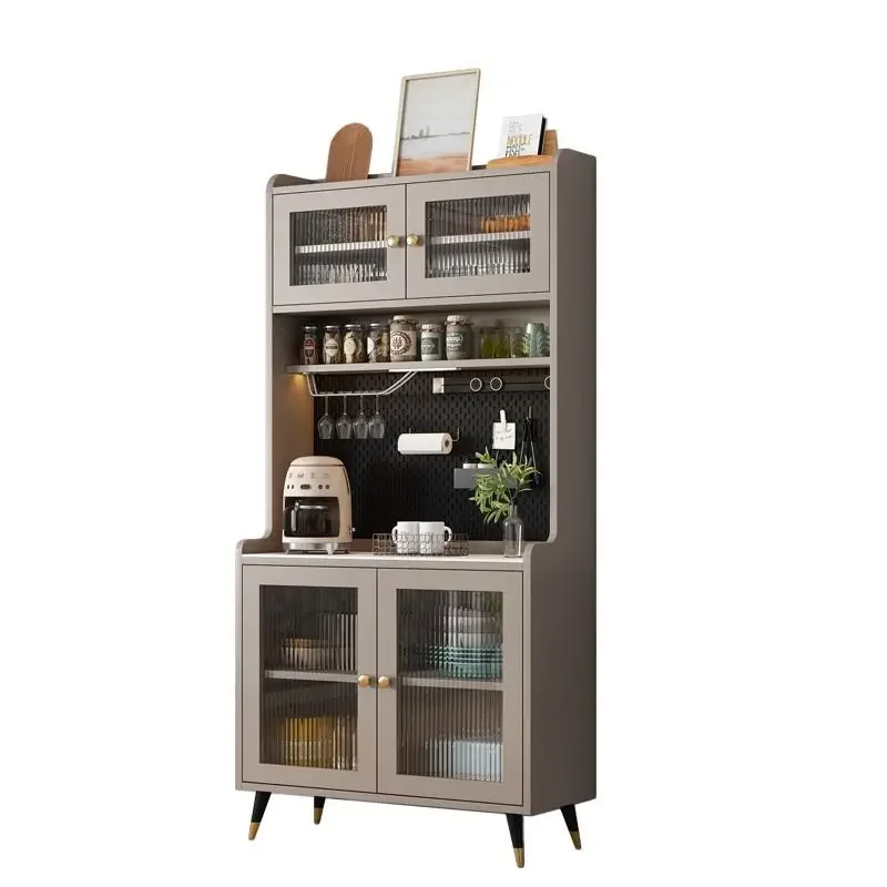 Light luxury dining side cabinet multi-functional cupboard integrated living room tea wine cabinet modern simple