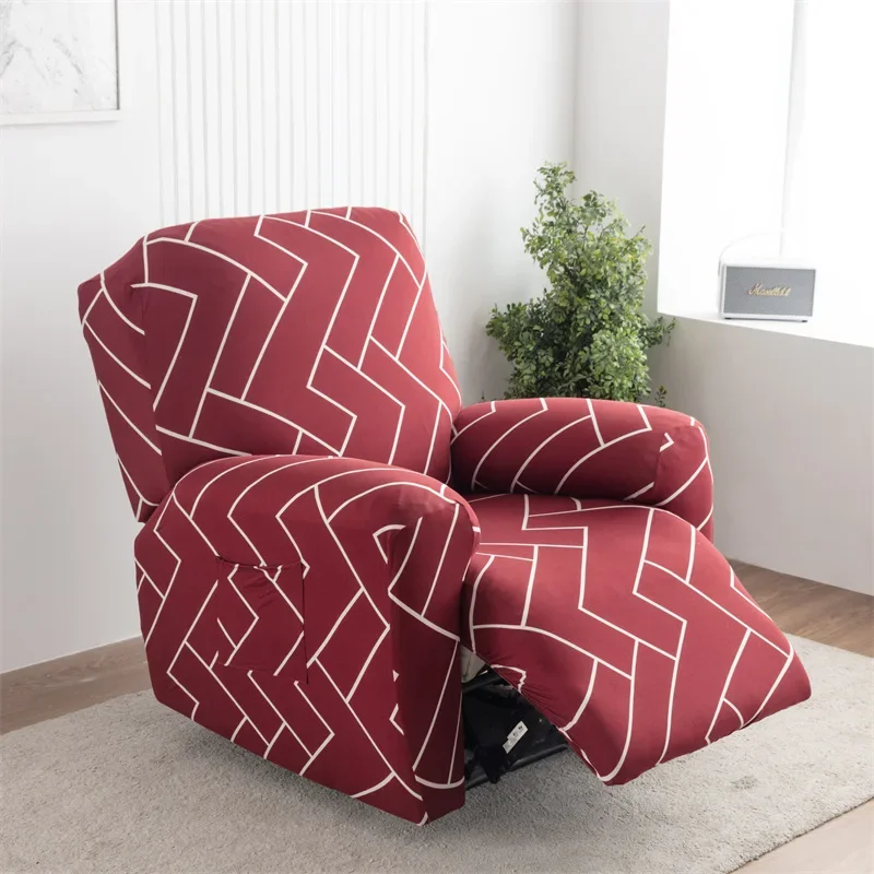 Spandex Recliner Sofa Cover for Living Room Modern Sloping Massage Chair Covers Lazy Boy Relax Armchair Cover