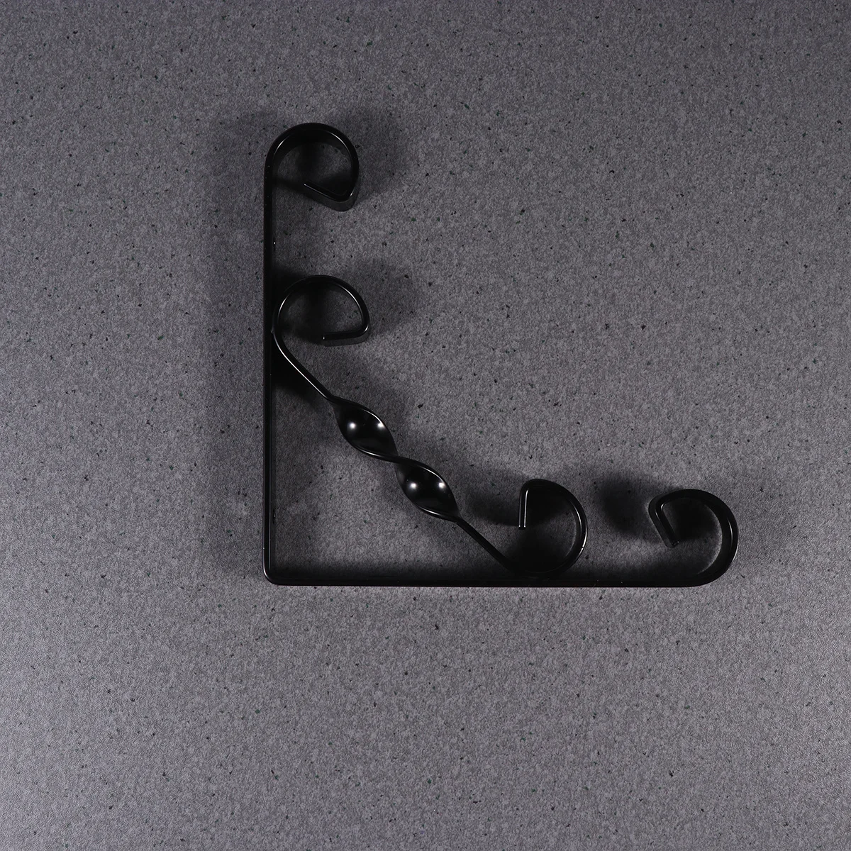 

2pcs Iron Art Flowerpot Hanging Bracket 150X150Mm Black Metal Plant Stand For Home Garden Balcony Decor Shelf Rack Support