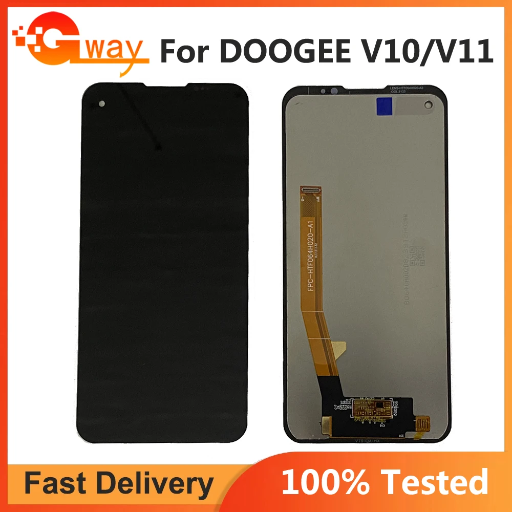 For DOOGEE V10 LCD Display + Touch Screen Assembly Front Touch Original Tested for doogee v11 LCD Sensor