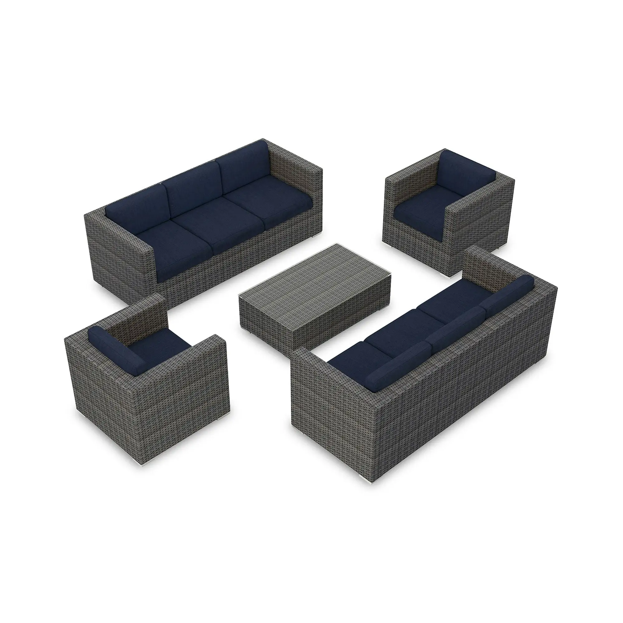 

for Best Selling All-Weather Patio Sets Aluminium Garden Sofas Rattan Waterproof Set Wicker Furniture Outdoor Courtyard Sofa
