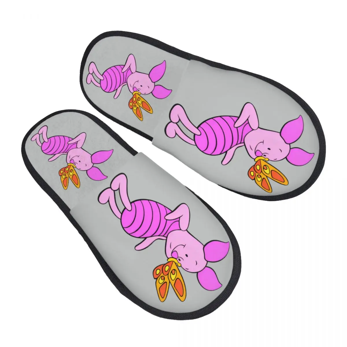 

Женские домашние тапочки с принтом «Пятачок» на заказ, уютные теплые милые пушистые тапочки из пены с эффектом памяти в виде свиньи, домашняя уличная обувь