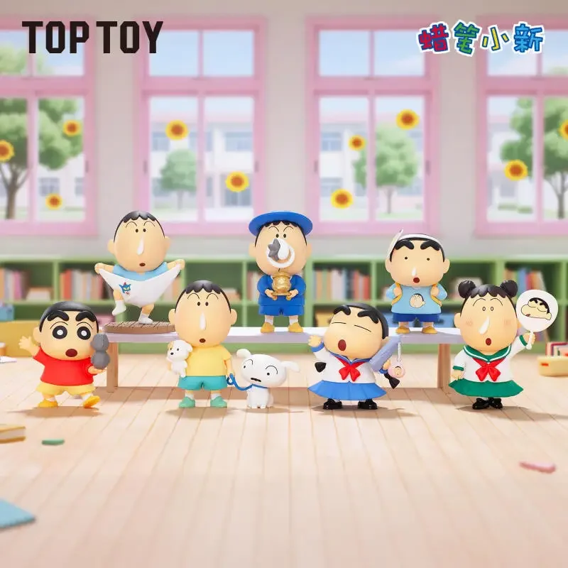 

TOPTOY CRAYON SHINCHAN My Friend Bochan Series Blind Box Guess Bag Original Toys Doll Cute Anime Figure Ornaments Gift