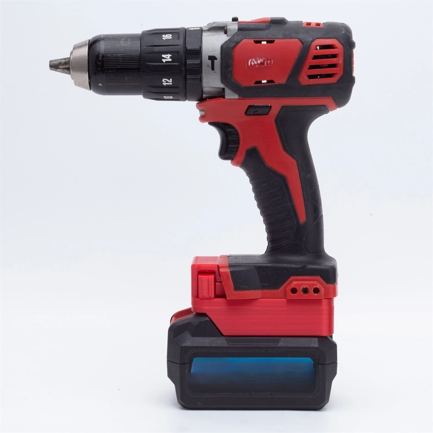 Converter Adapter for Erbauer 18V Battery To Milwaukee / Bosch / Dewalt  /Makita / Parkside 20V Drill BitrTools(Converter Only)