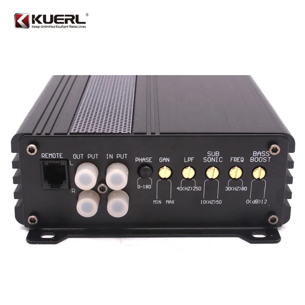 Wholesale 2200W Full Range Class D 1 Channel Digital Car Amplifier Super High Power Monoblock Car Audio Amplifier