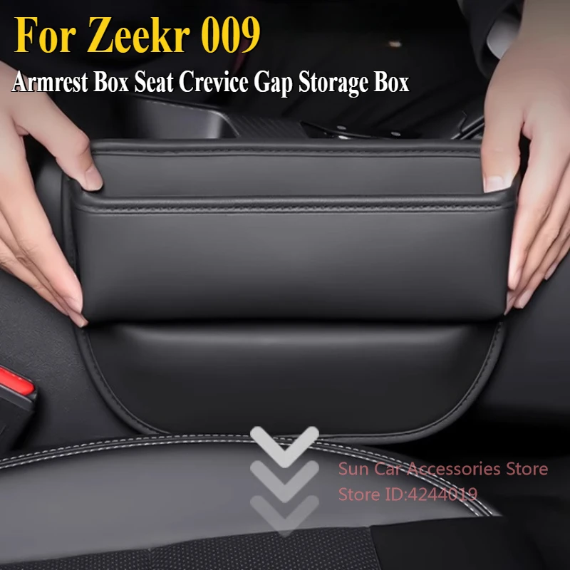 

For Zeekr 009 2023 Central Control Armrest Box Seat Crevice Gap Storage Box Car Interior Modified Supplies Accessories