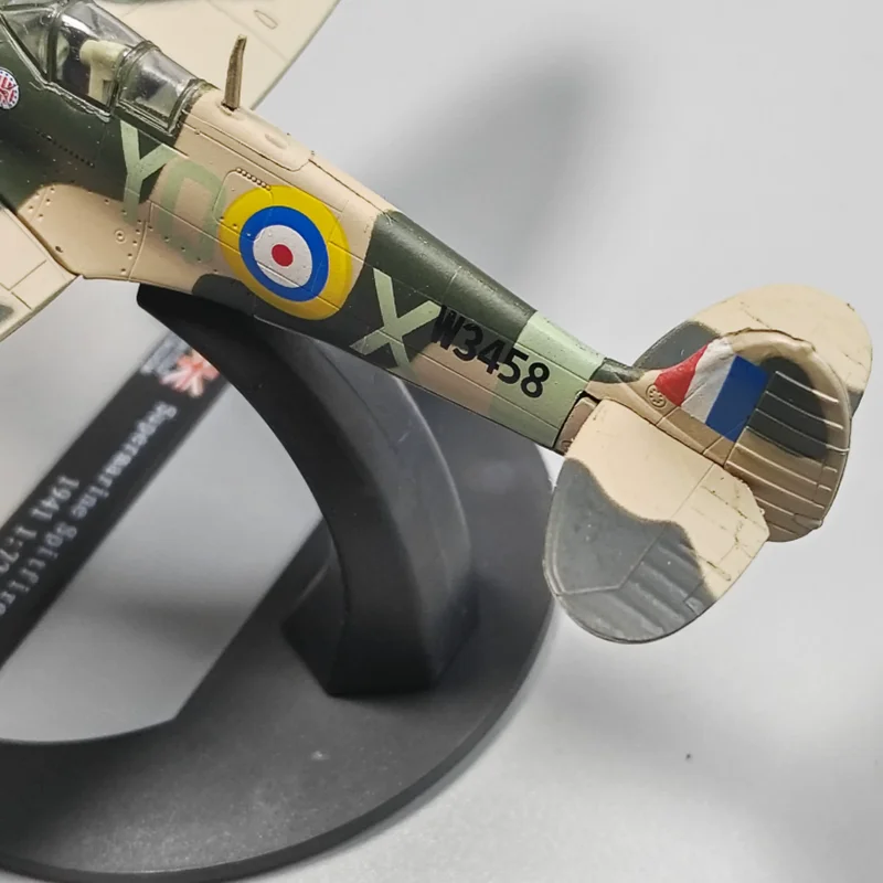 

1/72 Scale British Spitfire Fighter Aircraft Alloy Model Collection Decoration Item Toy