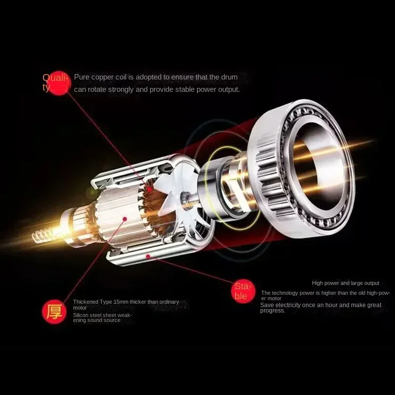 3KW Electric Vehicle Extended Range Generator Mute Portable Portable Free Installation Engine DC Universal 48V 60V 72V
