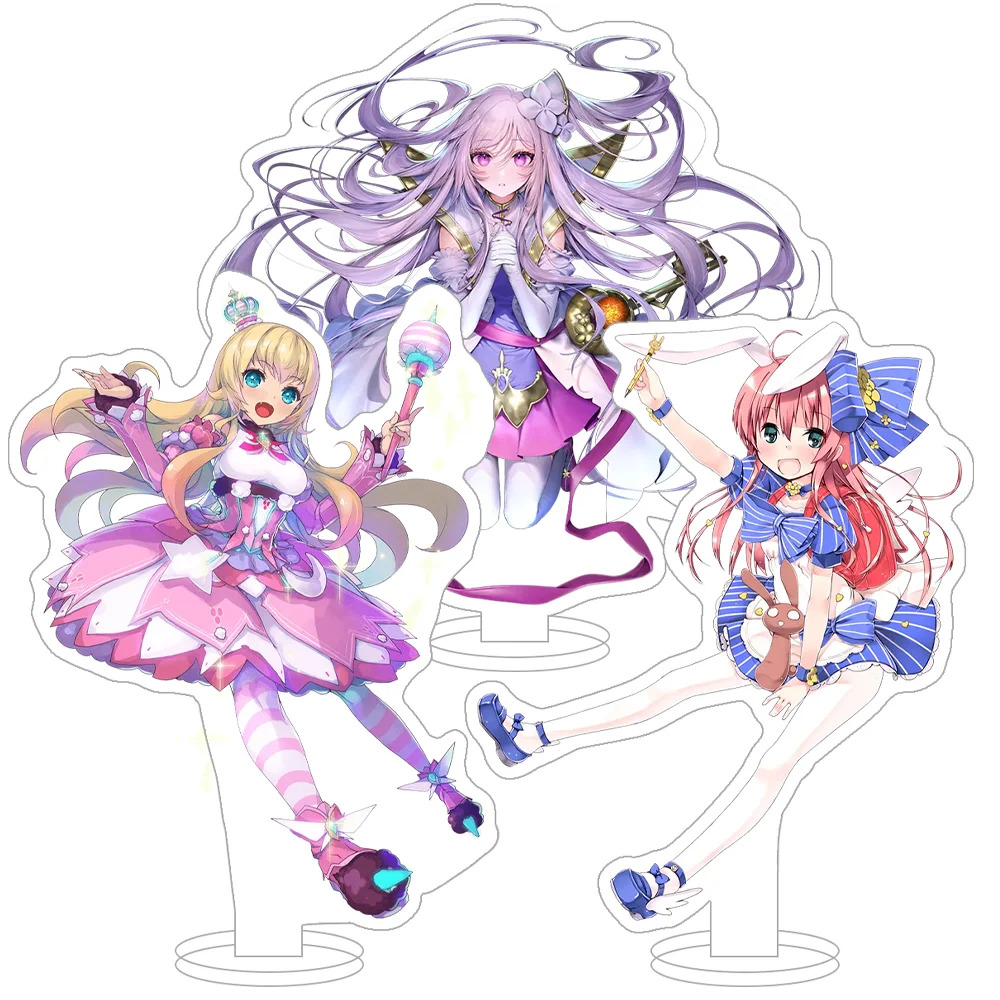 CHUNITHM Monsieur Chapeau Nia Judith Nia Bateshiba Ruko Araba Lumiera vis Animato soporte acrílico decoración de escritorio anime productos regalos