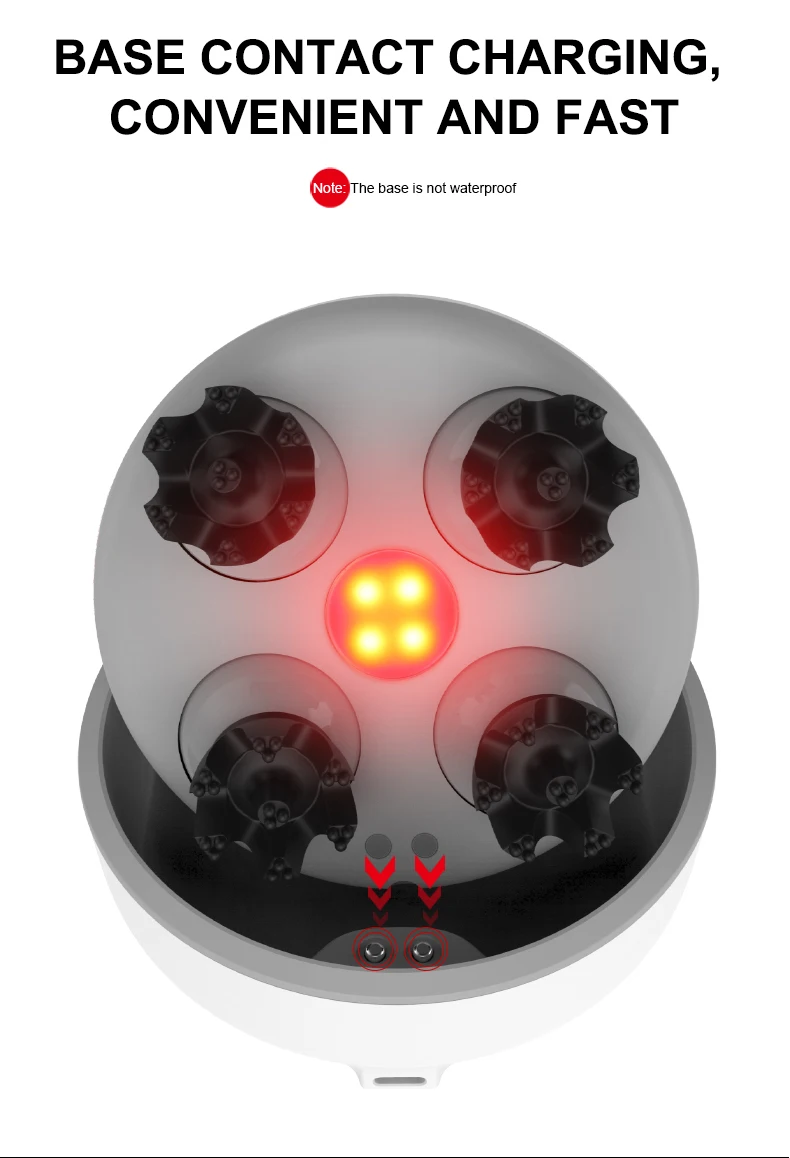 EMS micro-current head massager, intelligent waterproof electric scalp massager, octopus electric massager - Image 5