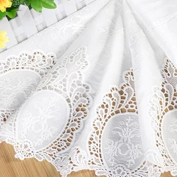 Hollow Cotton Lace Fabric for DIY Sewing, Soft Baby Clothing Accessories,Handmade Accessories,  34.5cm and 130cm