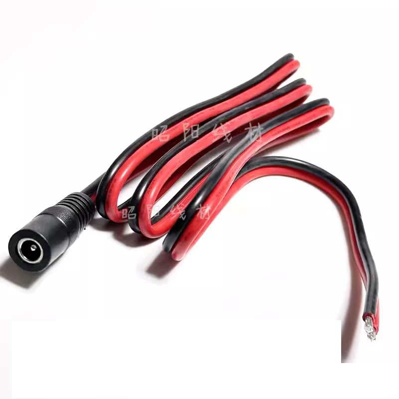 DC5.5*2.1MM 5.5*2.5MM Male Female Hight Power DC power Cord Single Plug 14AWG 16A 190W Huge Current All Copper  Power Cord 0.3m
