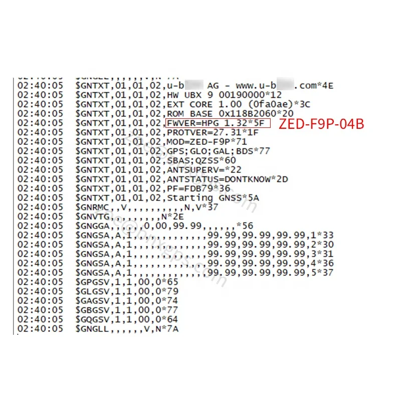 Moduł ZED-F9P Ublox GPS, precyzyjna płytka GNSS RTK do dronów