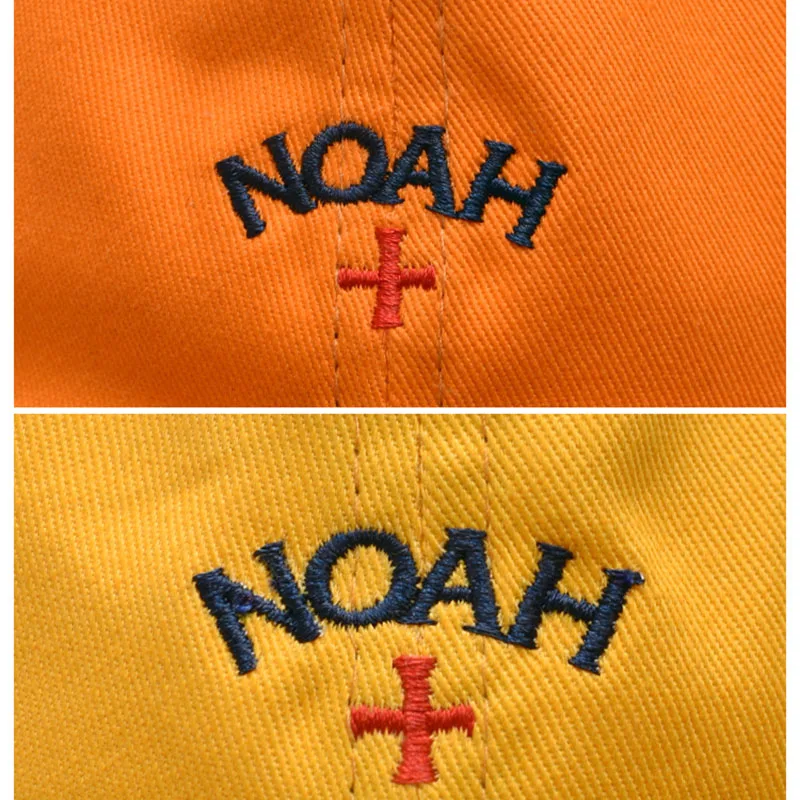 Men Women Casual Green Khaki Black Orange Yellow Noah Baseball Cap Best Quality Cross Logo Embroidery Adjustable Noah Hats