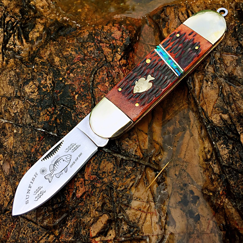 Bone Slip Joint Folding Blade Pocket Knives  Classic Traditional Hunting Fishing Camping Tactical High quality