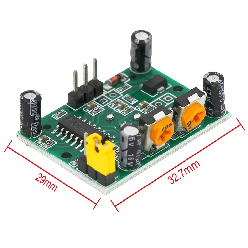 HC-SR501 Adjust IR Pyroelectric Infrared PIR Human Infrared Motion Sensor Detector Module for Arduino for Raspberry Pi + Case