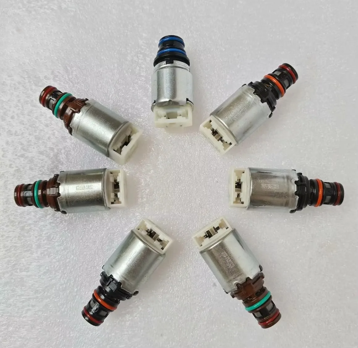 7PCS AL39-7G276-AF 6R80 Transmission Solenoid Kit Suit For Ford F150 Explorer Ranger Mustang