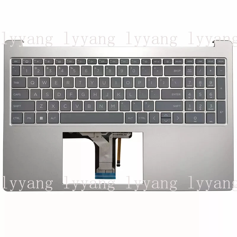 f  New For HP 15-FD 15T-FD 15-FC 15Z-FC Palmrest w/ Keyboard N36753-001 N36752-001