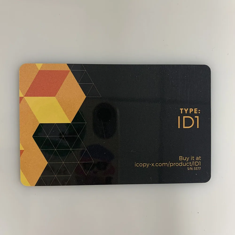 Blank RFID tags iCLASS® Compatible Blank Tag RFID Card For ICOPY-XS From Nikola T. Lab