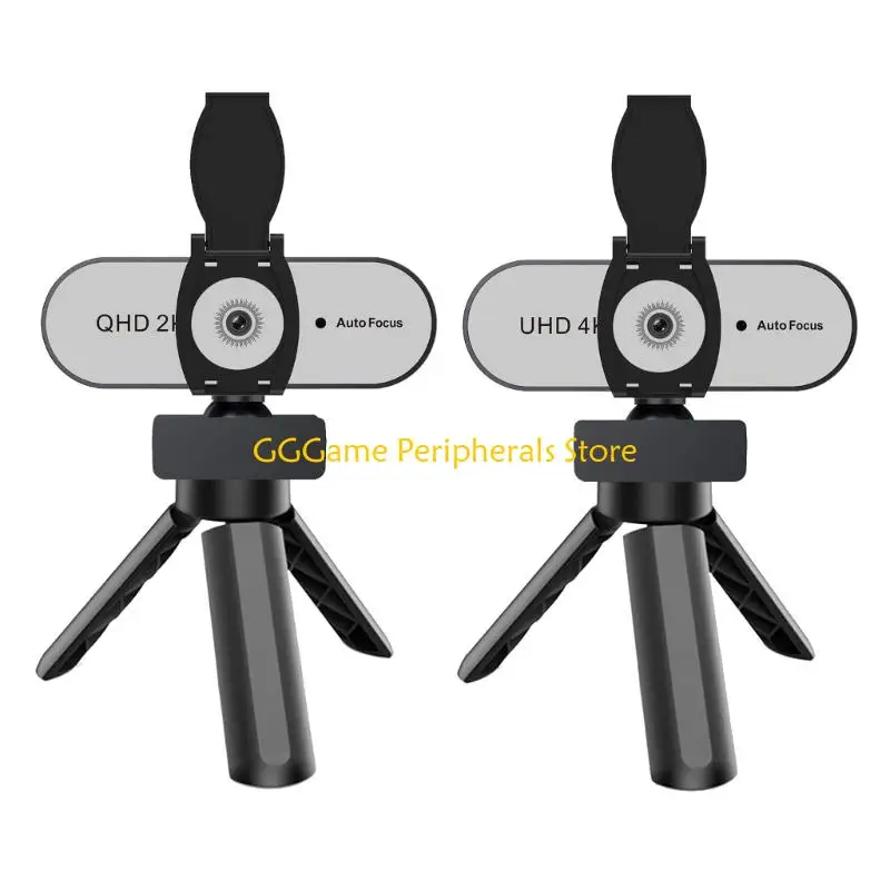 

U55B Complete Webcam Set With AutoFocus Technology Tripods and Lens Cap for Streaming and Online Meetings