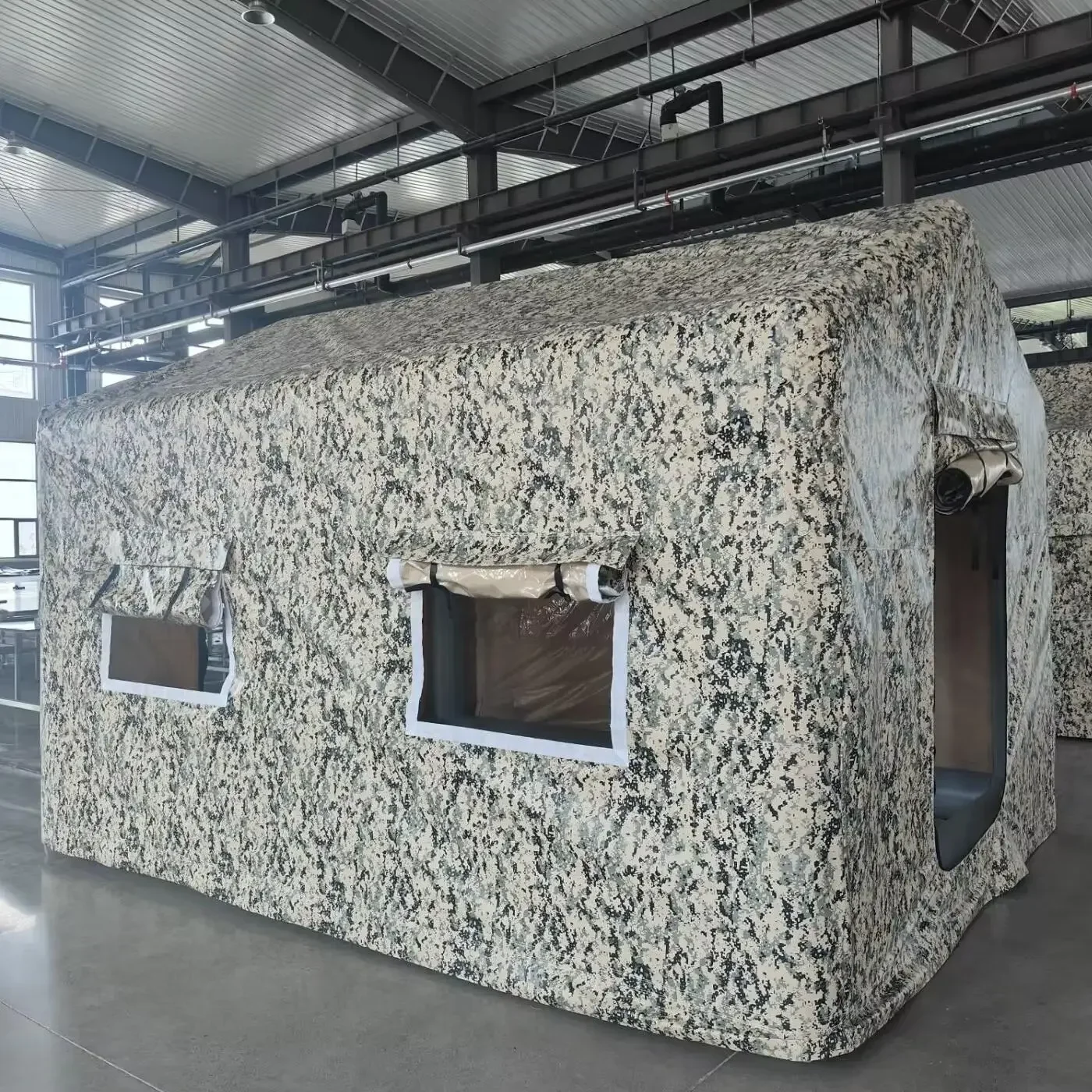 12 ㎡   Tienda inflable de rescate médico al aire libre, tienda contra incendios con comando de emergencia, tienda de campaña y alivio de desastres