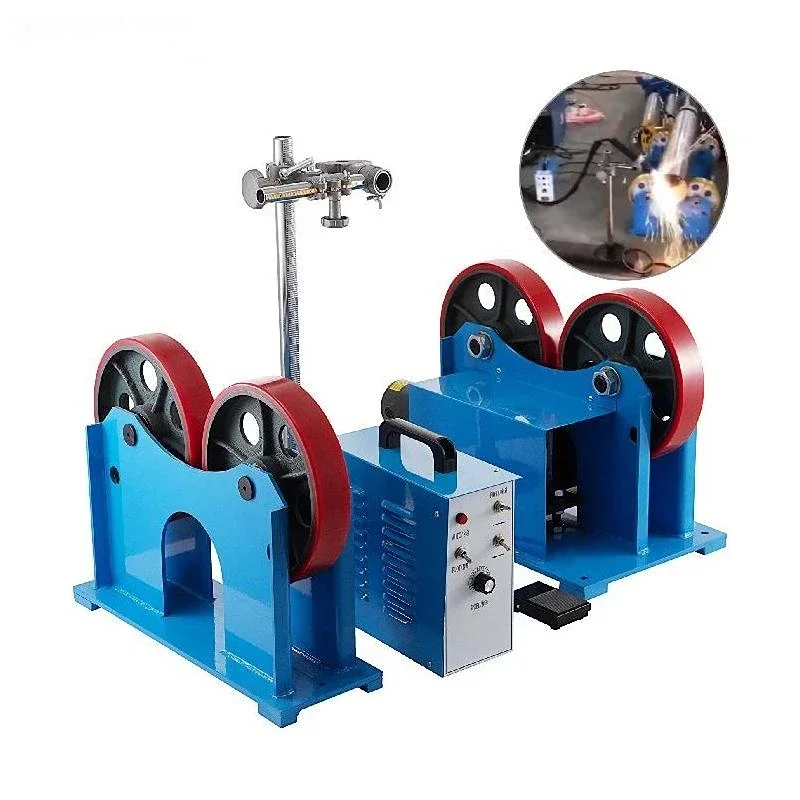 Safe Welding Rotator Turning Rolls Load Bearing 1000KG Adjustable Torch Stand Support Rotator Pipe Welding Roller Positioner