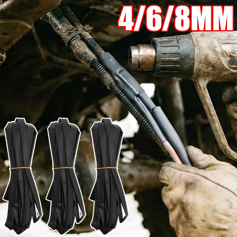 

Marine Heat-Shrink Tape Single-Wall Adhesive Liner Waterproof Sealing Tape for Marine Electrical Wire Connections Tubing