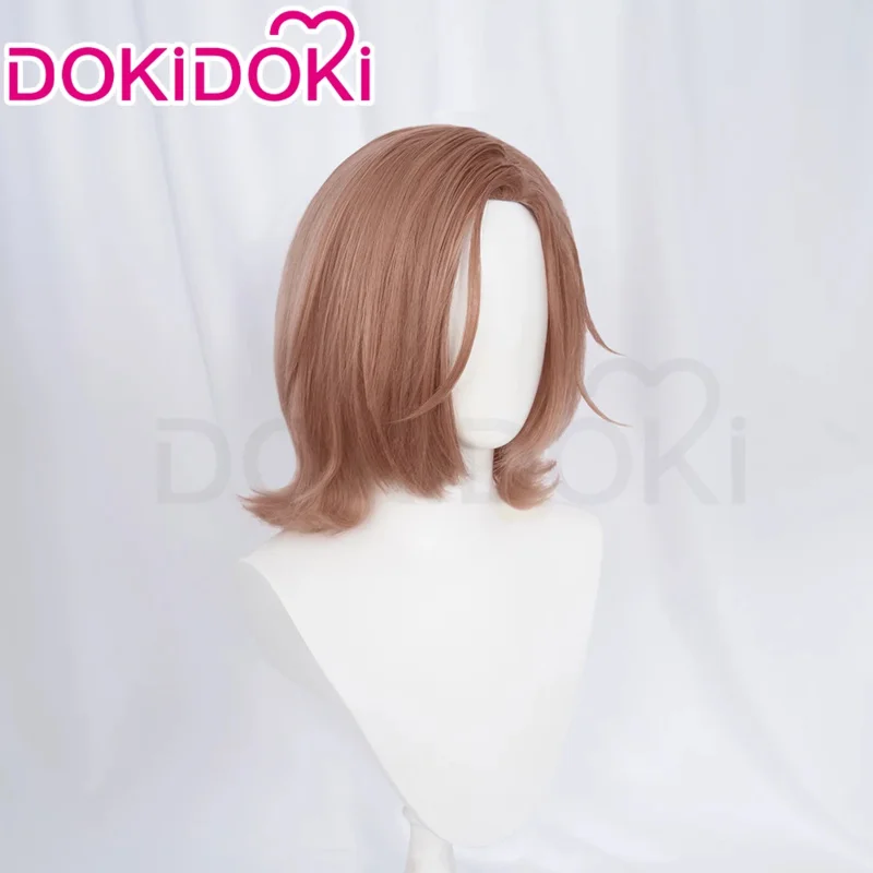 2025 جديد في المخزون أنيمي تأثيري DokiDoki المرأة قصيرة براون مقاومة للحرارة شعر مستعار كوماتسو نانا تأثيري ☆ ★ ee ☆ ★