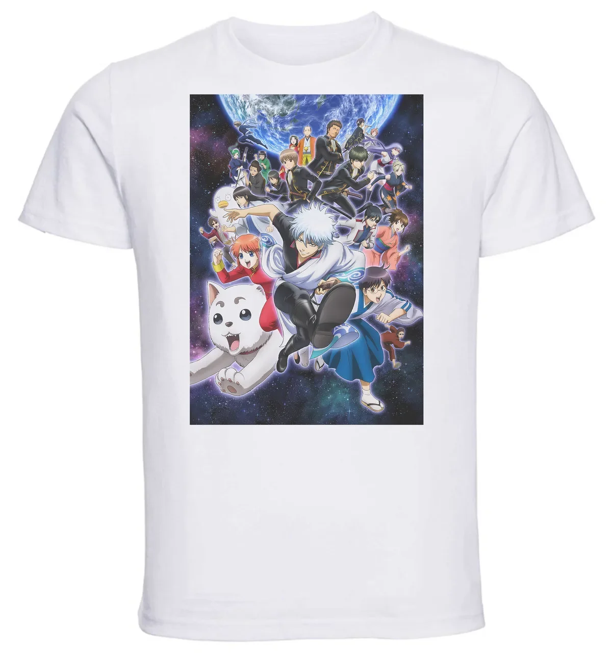 T-shirt Unisex - White - Gintama Characters