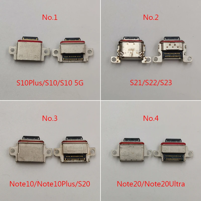 5-10Pcs USB Charging Dock Port Charger Jack Connector For Samsung Galaxy S24 S23 S21 S22 Plus Ultra S21FE Note10 Note20 S10 S20