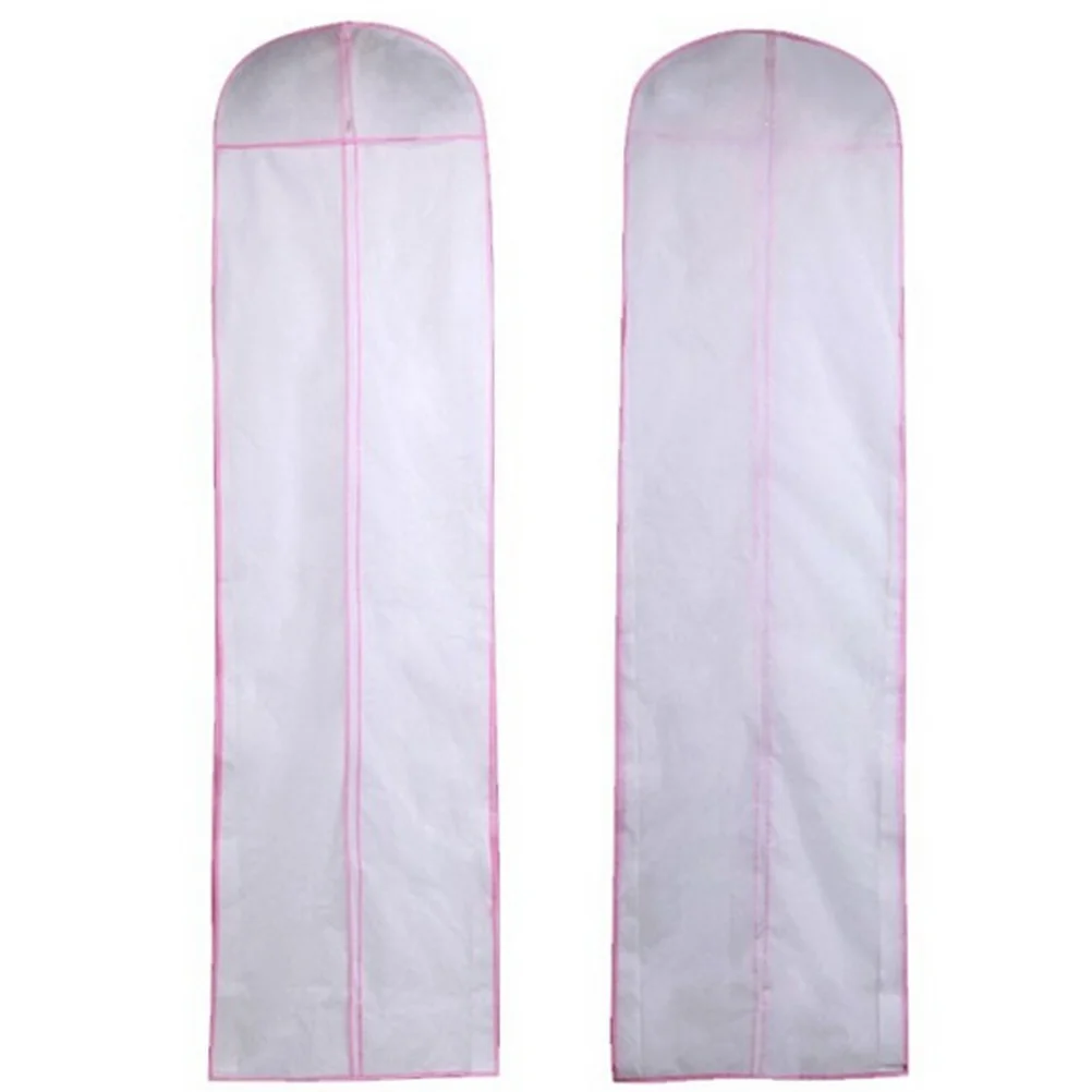 

1pc Non-woven Fabric Wedding Dress Clothes Garments Covers Bags for Family Use and Protecting Clothes Against Dust 180cm Long