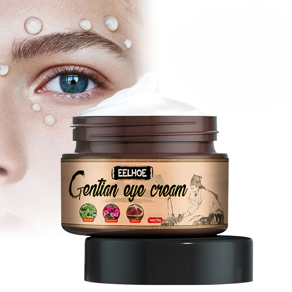 30g Eye Cream Remove Eye Bag Dark Circles Removing Fat Granules Improves Fine Lines Tightens Sagging Skin Hydrates Eye Cream