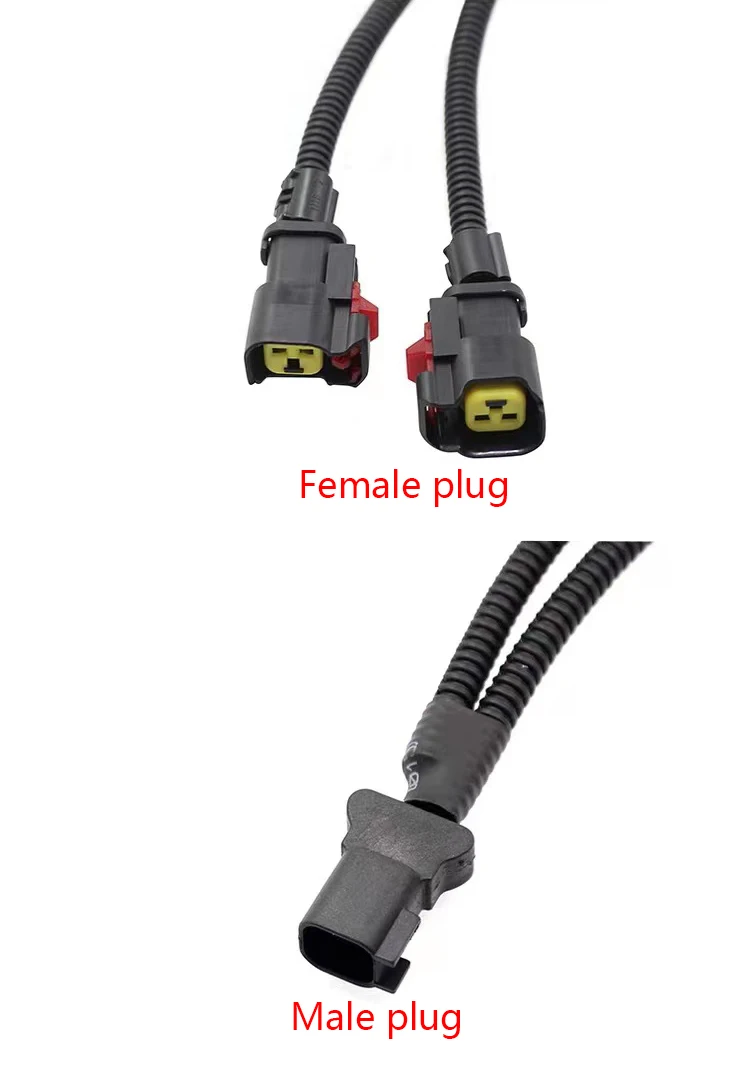 Auto Auto Horn Adapter Zopf Buchse Weiblich Männlich Stecker Horn Kabelbaum Weiblich Männlich Stecker Schnecke Horn Lautsprecher Buchse Umwandlung – Detail 10